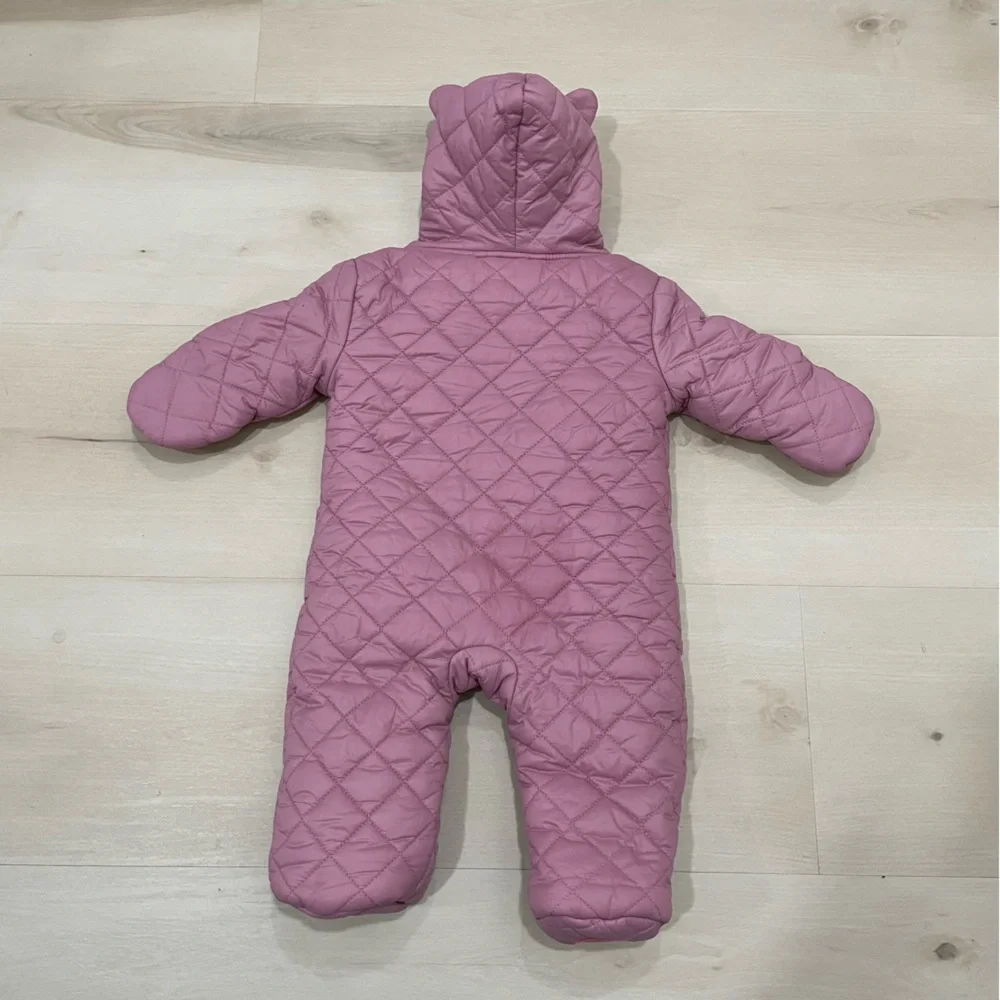 EUC EGG Susan Lazar Size 3 Month Baby/Infant Snowsuit Waterproof Pink Full Zip - Picture 15 of 15